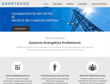 Tablet Screenshot of enertrade.es